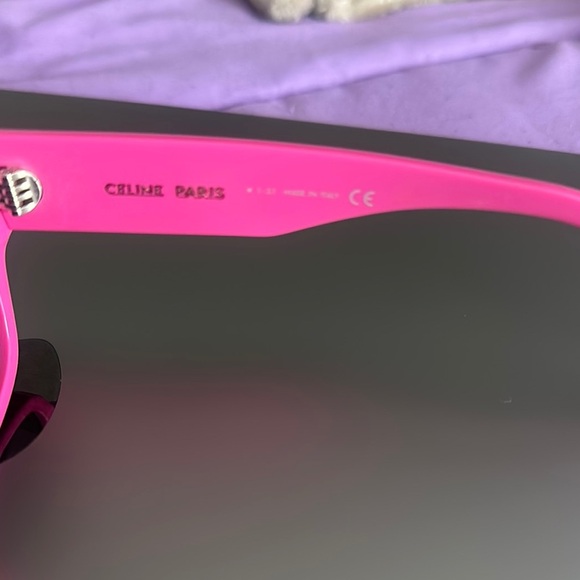 Celine Pink Sunglasses with White Case - Picture 4 of 6